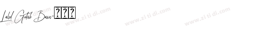 Labil Grotesk Basic字体转换